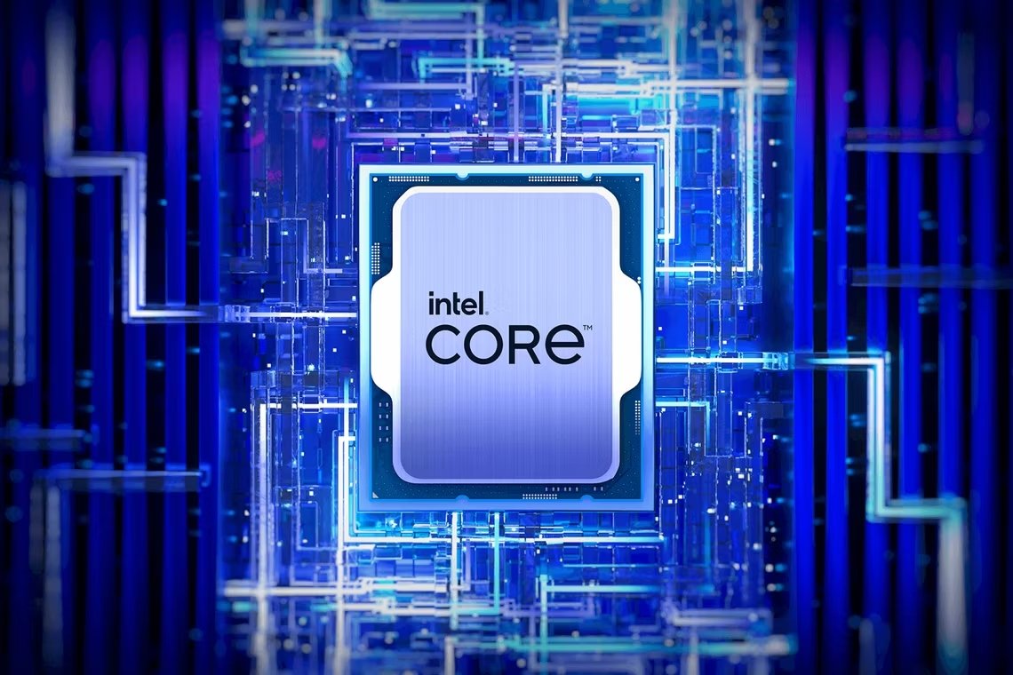 Intel core imagem de processador