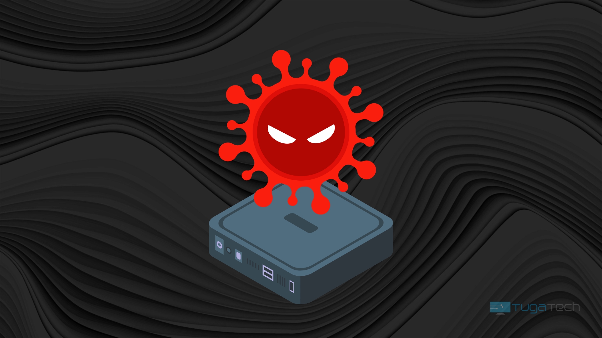 Box de TV com malware