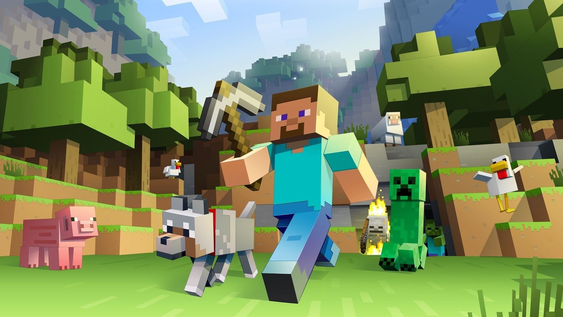 Minecraft imagem de trailer