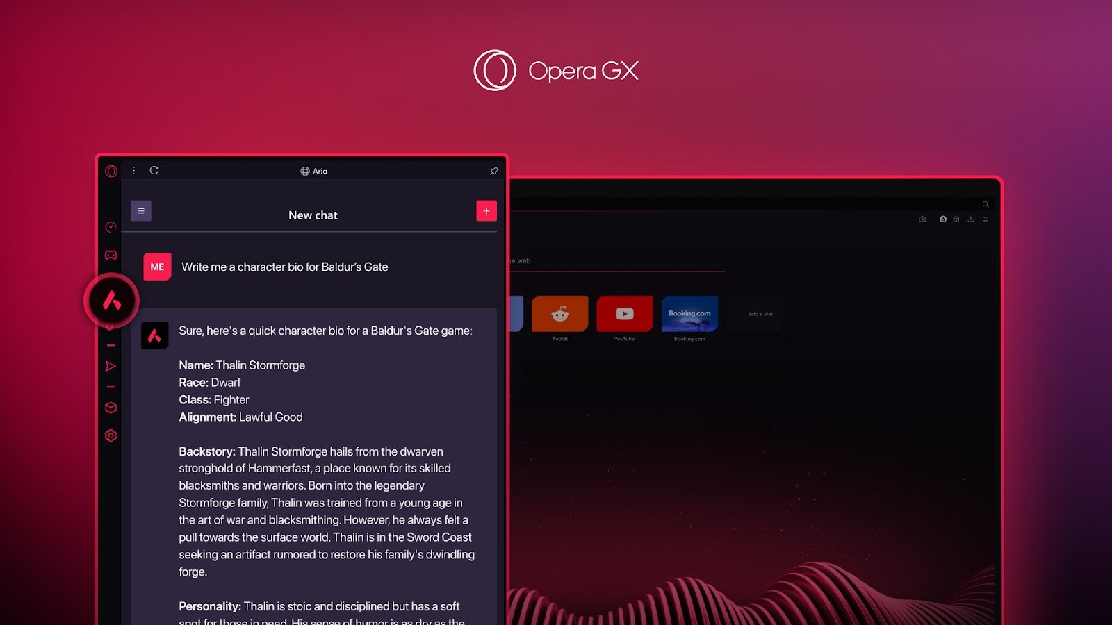 Opera GX agora também conta com o seu chatbot de IA