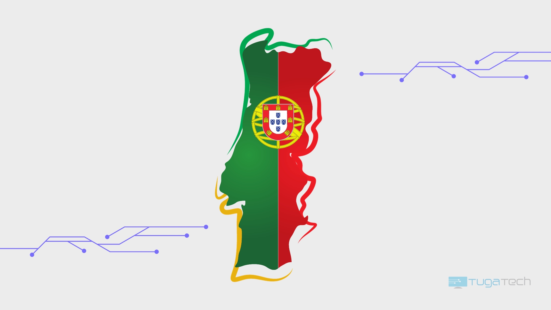 Portugal em logo 3D