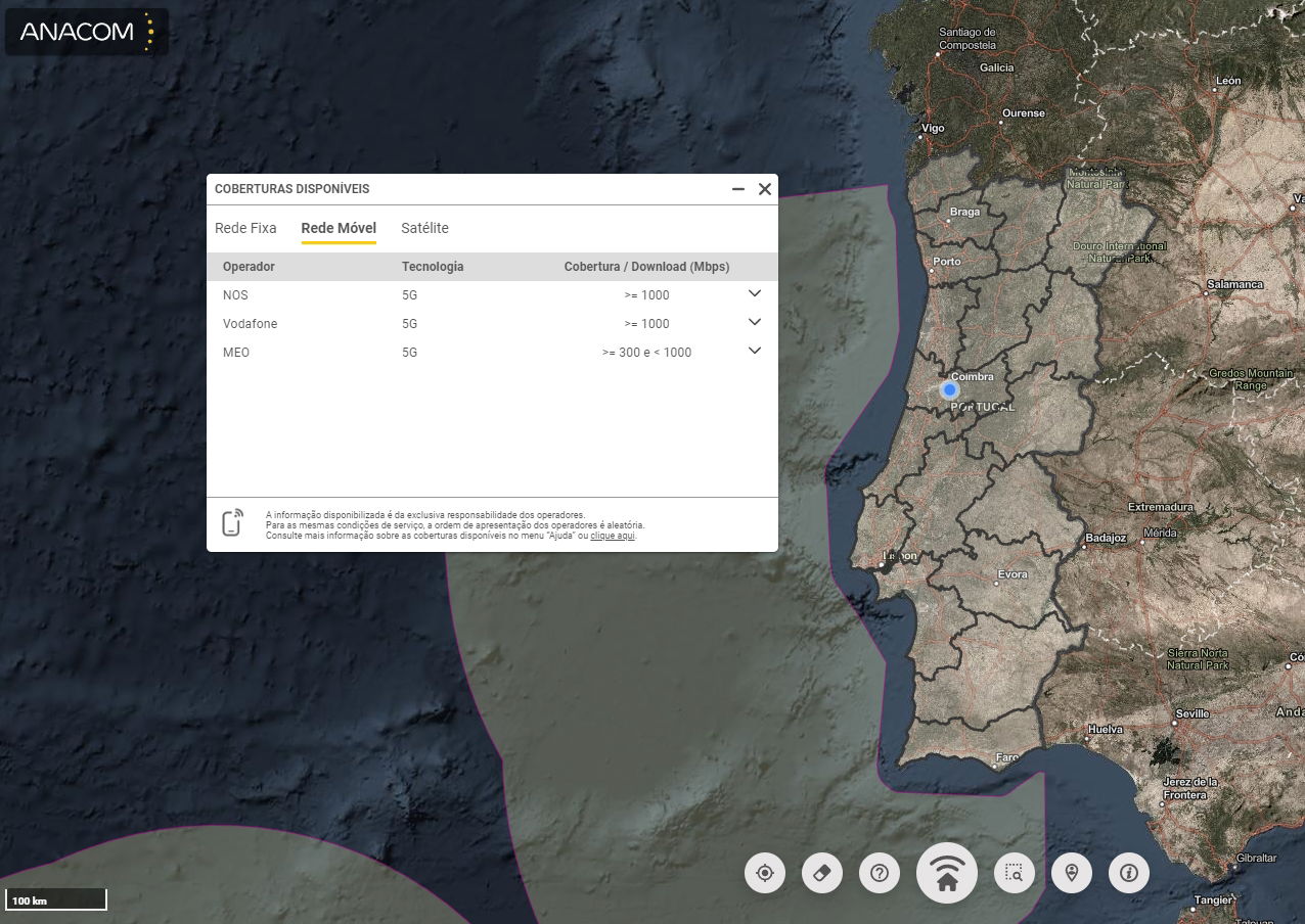 Anacom revela mapa interativo para avaliar ofertas de serviços