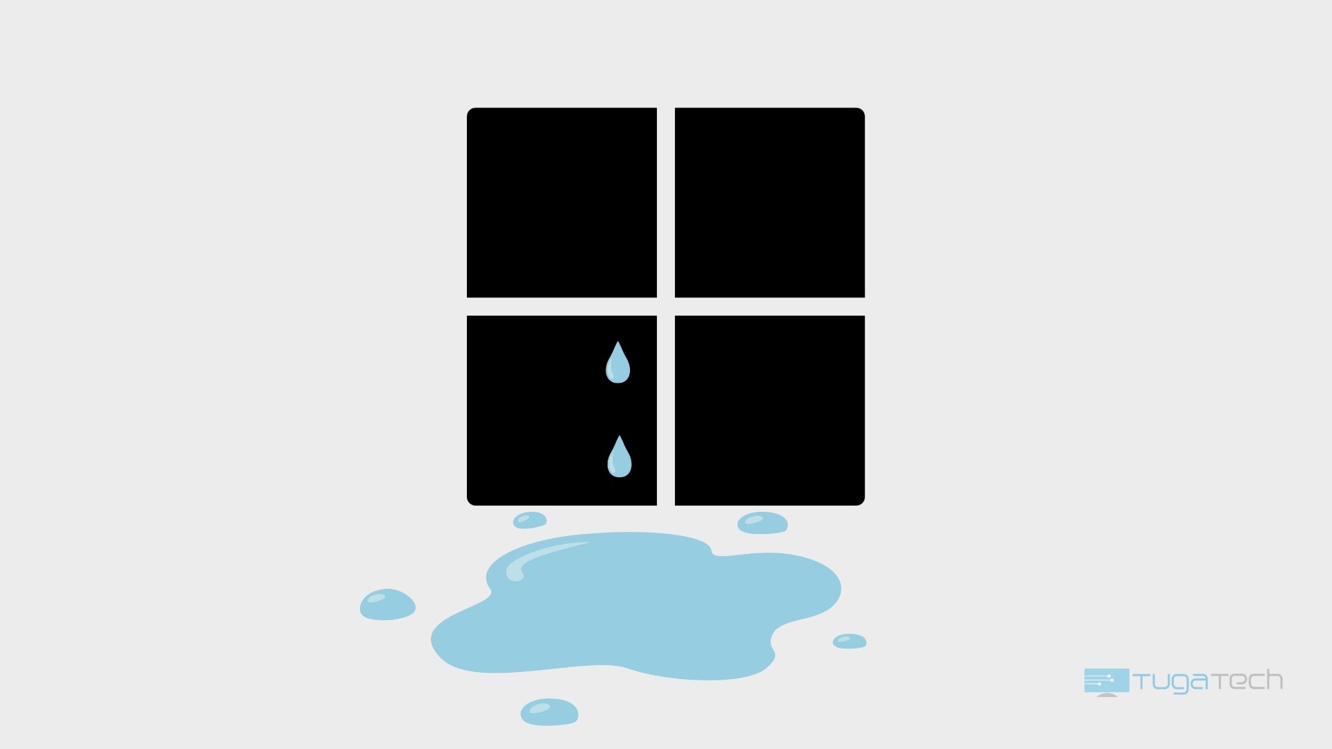 Microsoft com leak de água