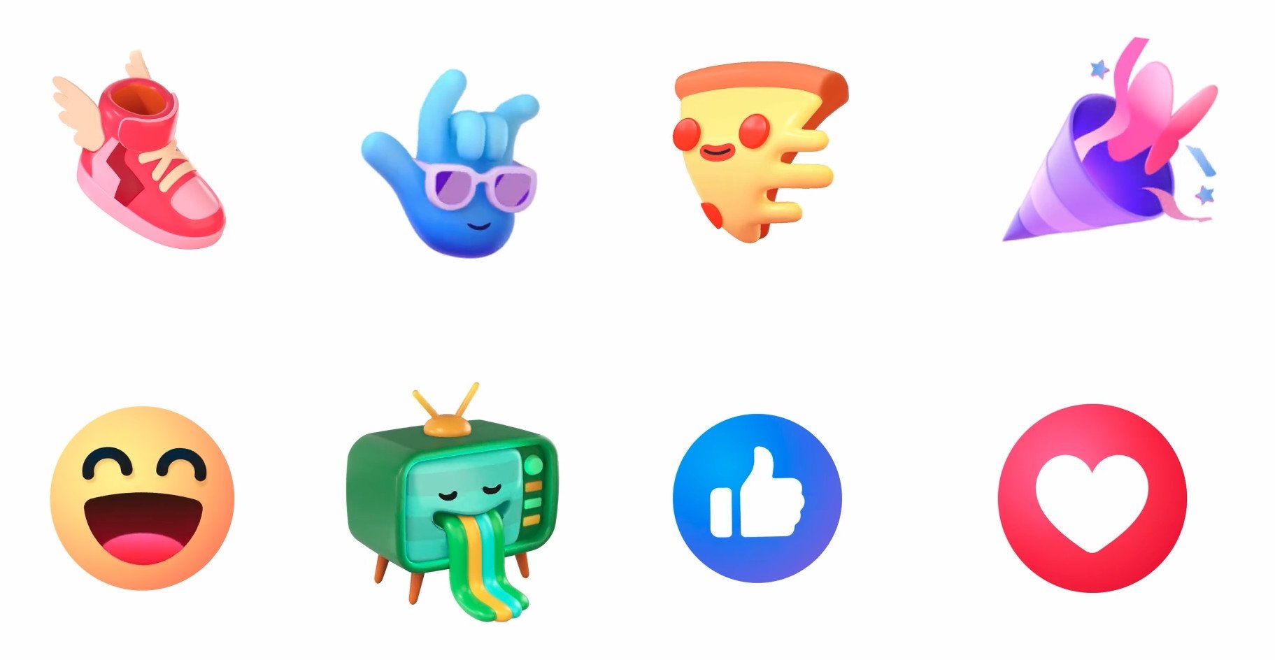novos icones dentro do facebook