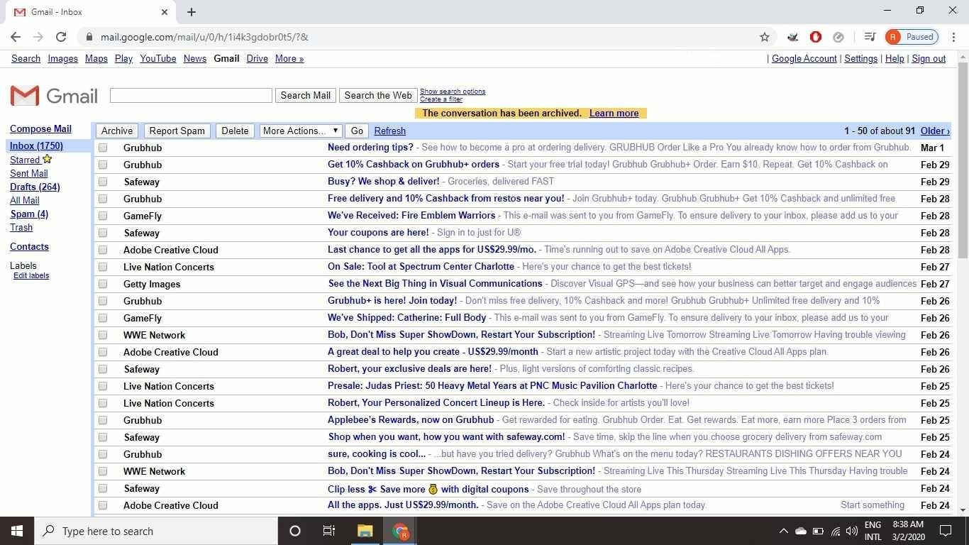 gmail com interface html