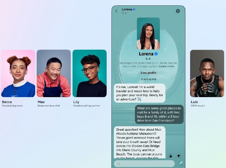 Meta vai criar novos chatbots de IA com personalidades diferentes