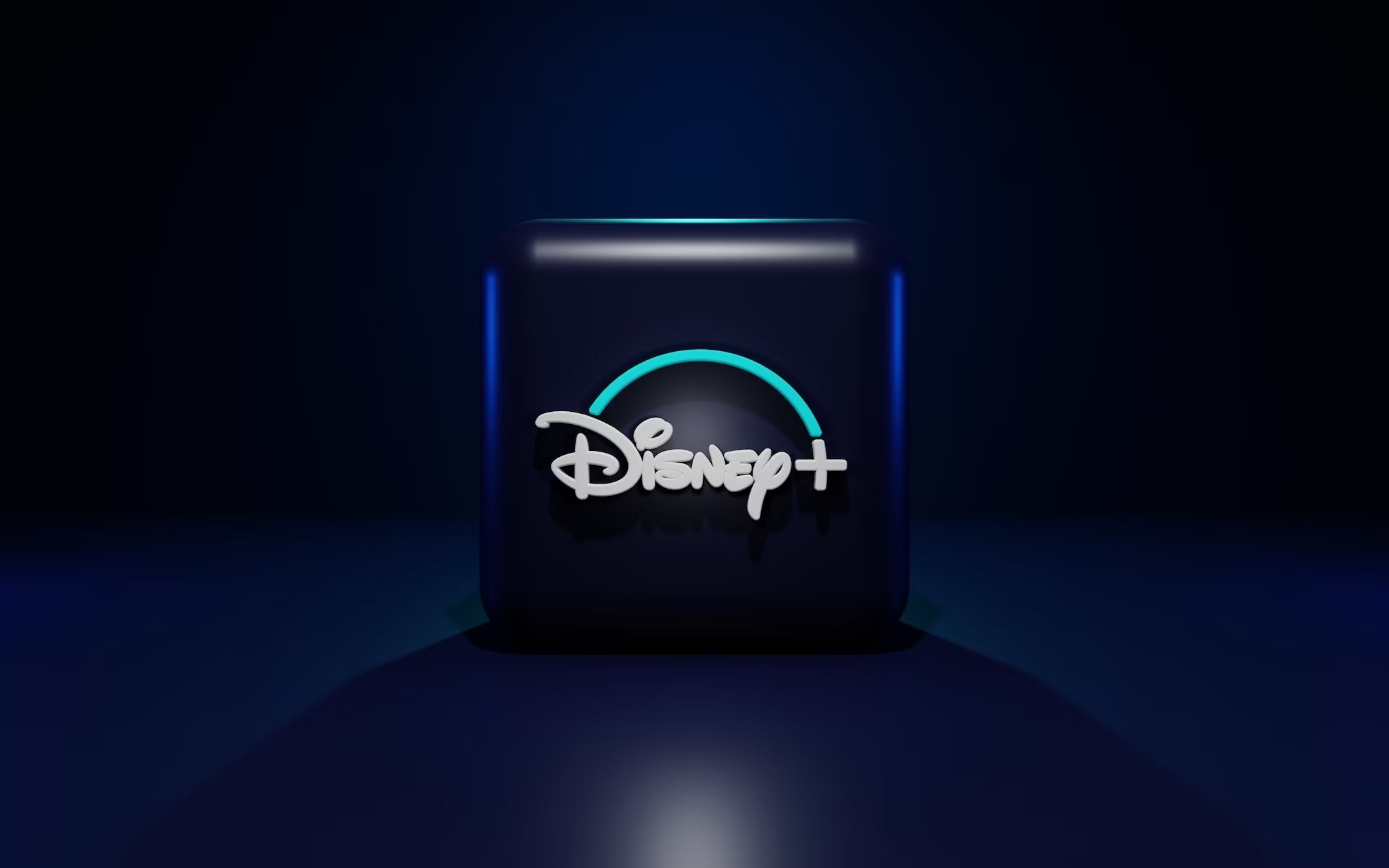 Disney plus logo da plataforma em 3D