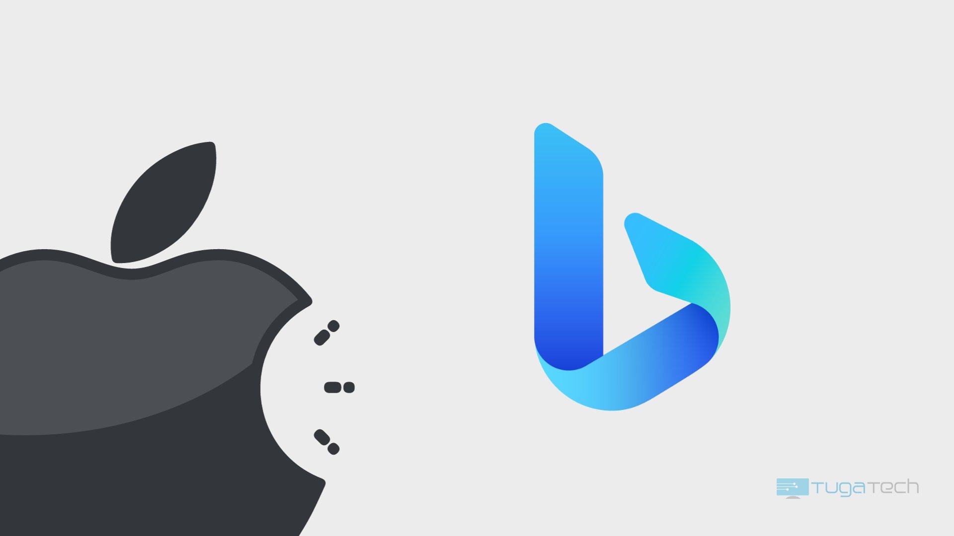 Apple e Bing logos das entidades