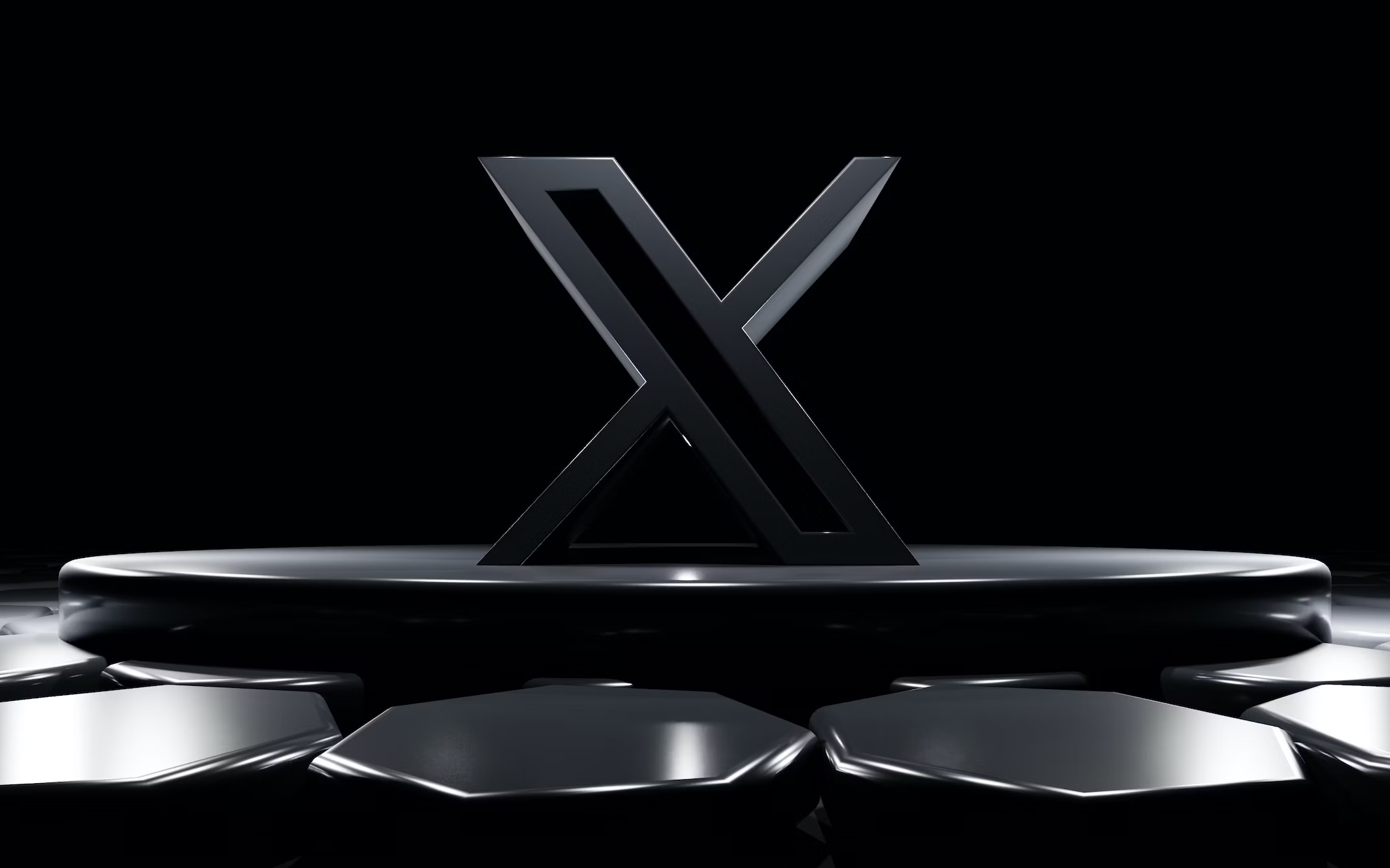 X logo da plataforma