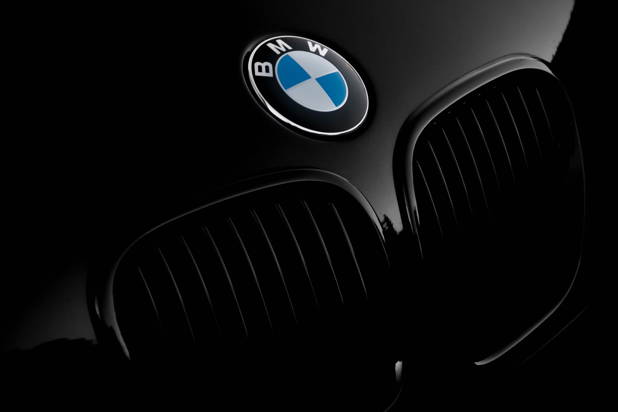 Parte frontal de um BMW