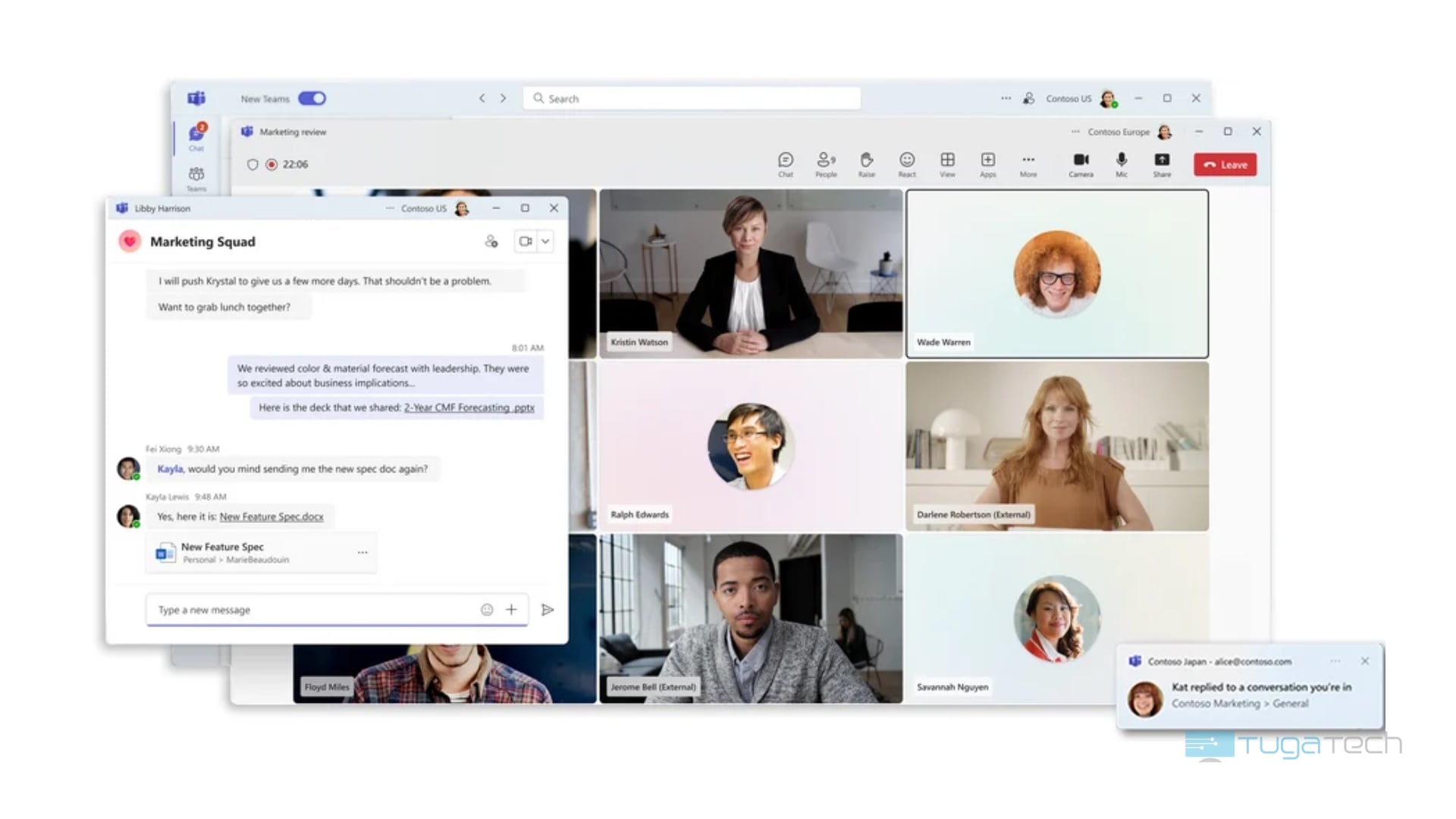 Microsoft Teams nova versão