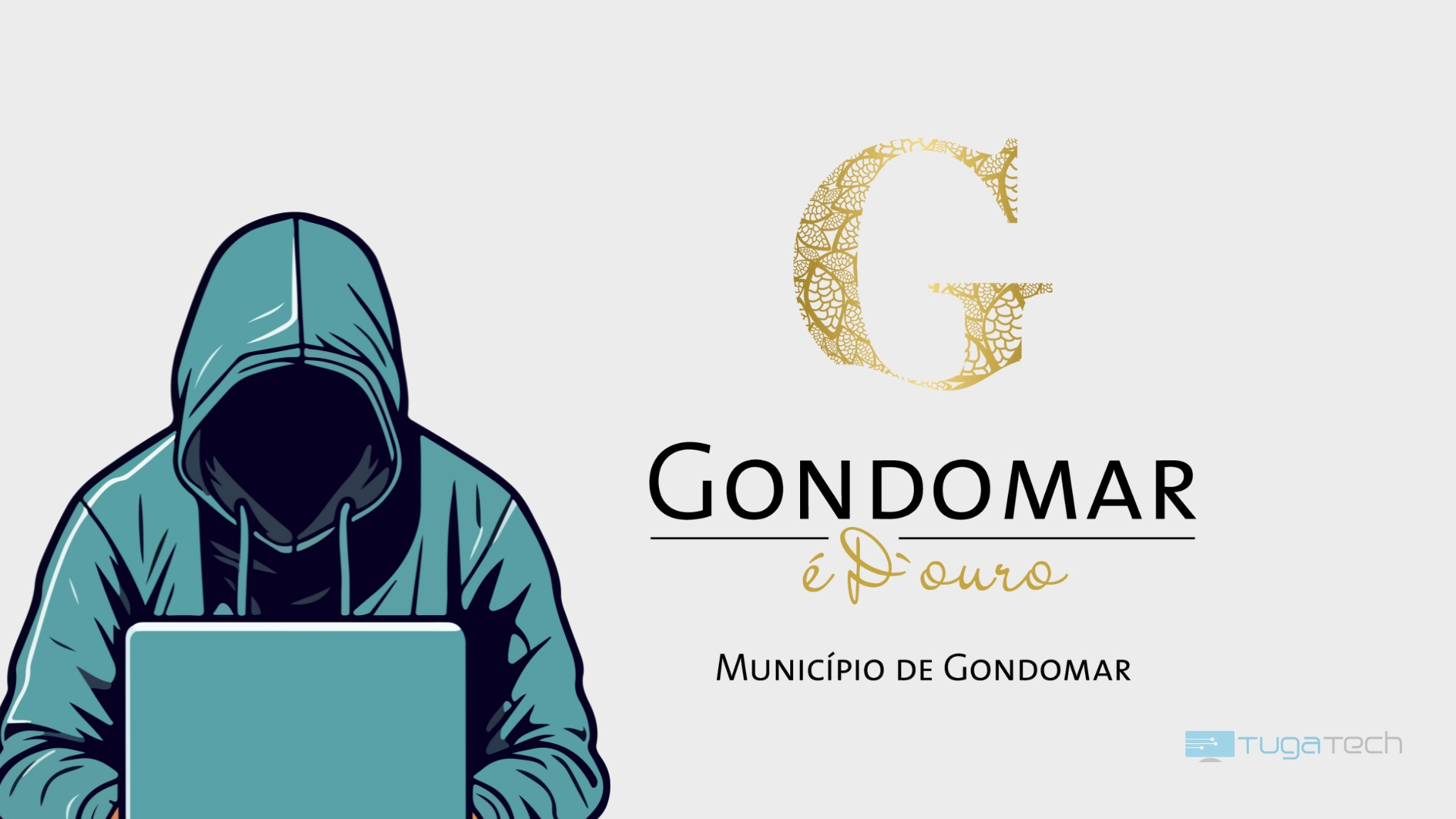 hacker com logo da camara municipal de gondomar
