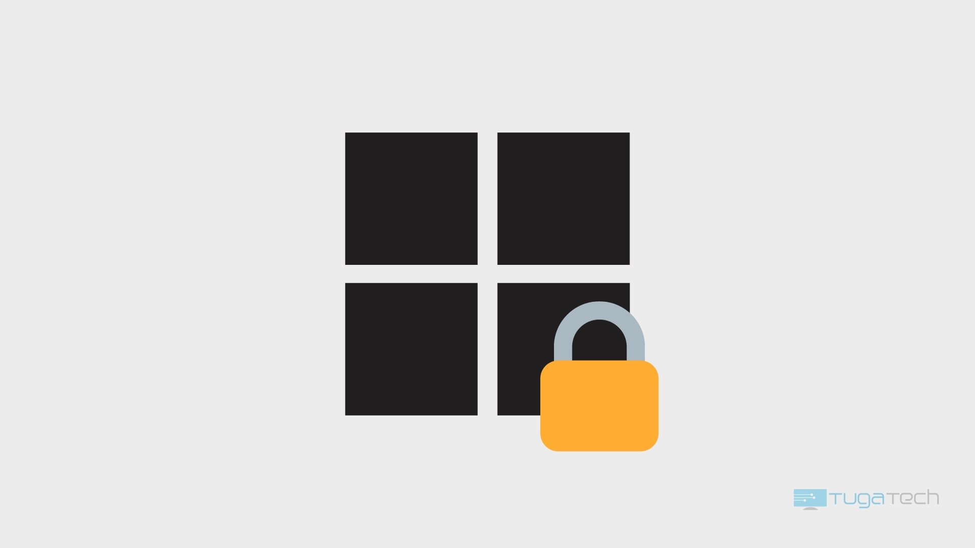 Logo do Windows com cadeado
