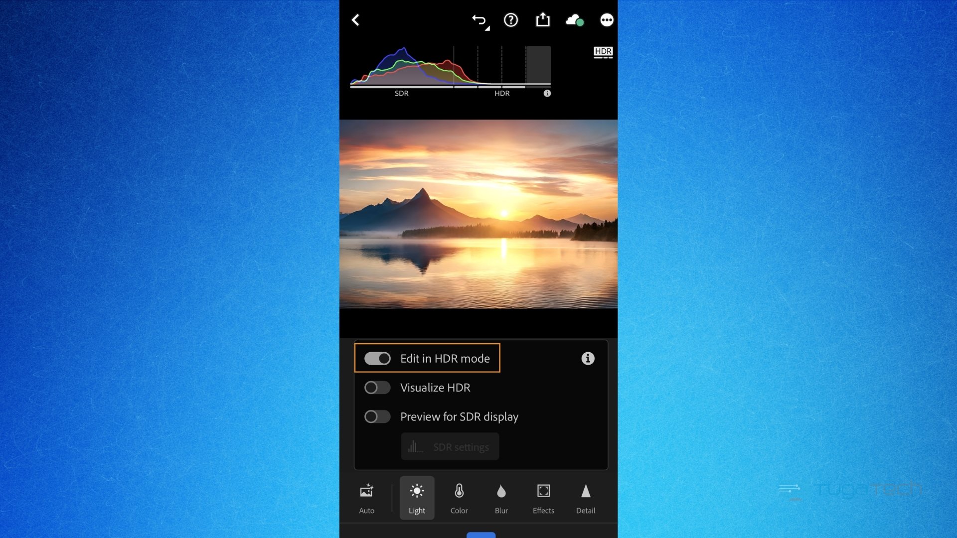 Adobe Lightroom agora permite editar fotos HDR no Android