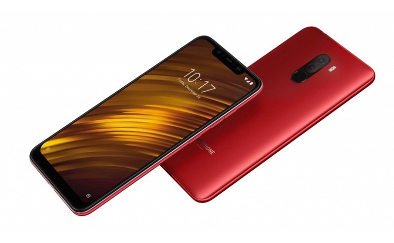 versão vermelha Xiaomi Pocophone F1