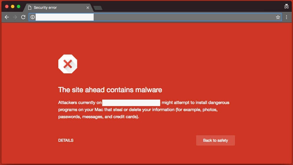 google alerta malware