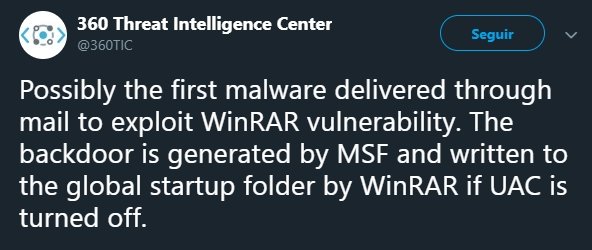 malware descoberto winrar
