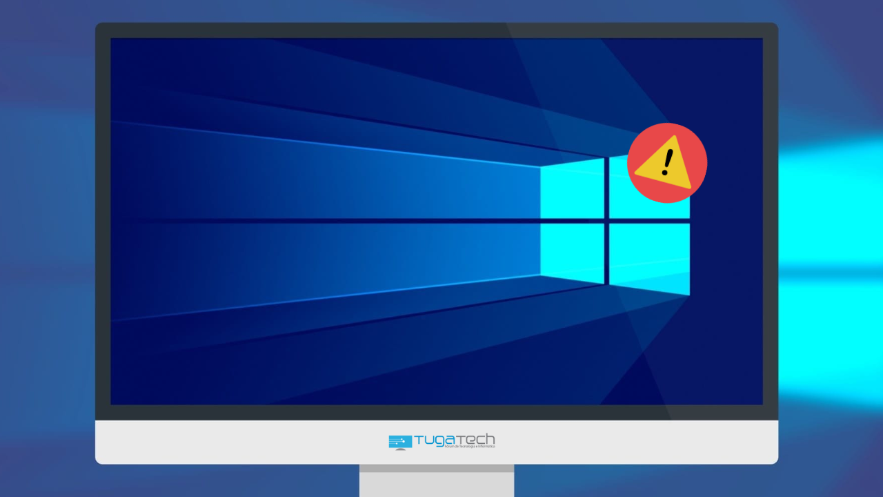 erro sobre o logo do Windows 10