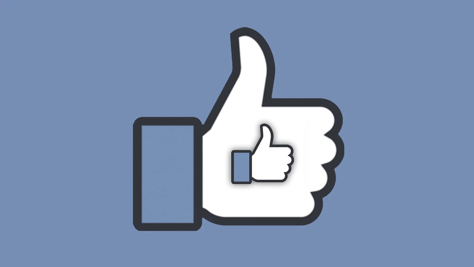 facebook com o ícone do Gosto