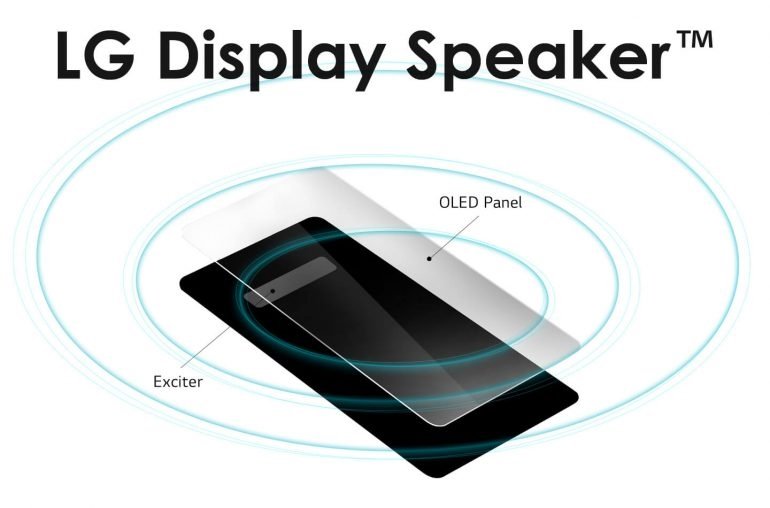 LG display speaker