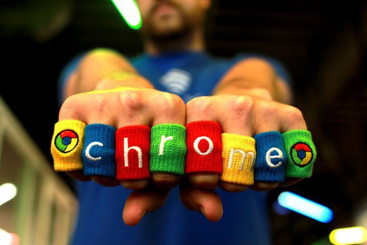 Google chrome em soqueira
