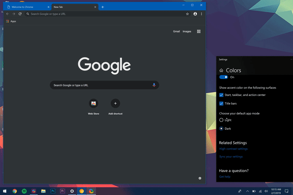 novo modo escuro do Chrome no Windows