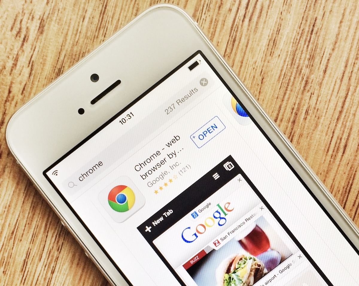 Chrome no iOS