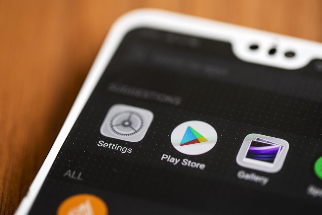 play store em smartphone
