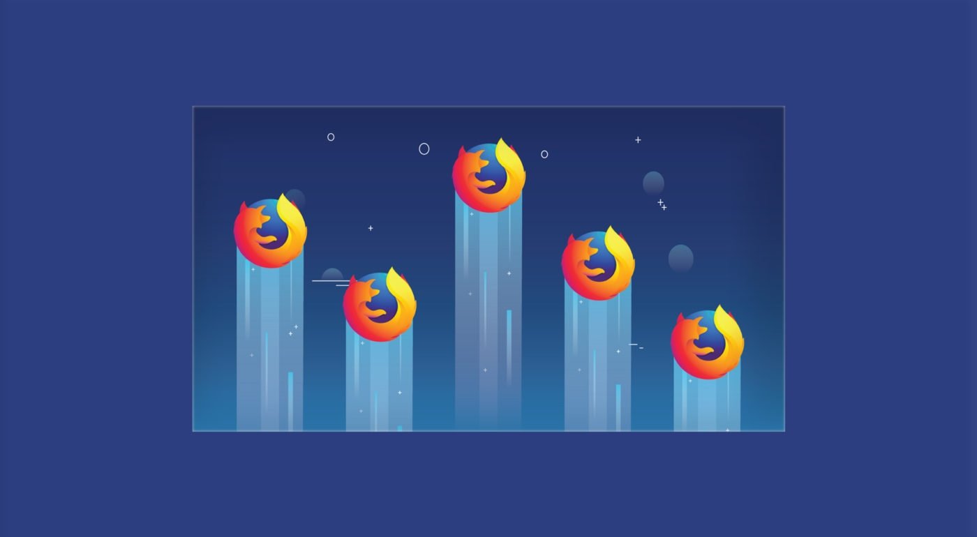 Firefox logo em teste de velocidade