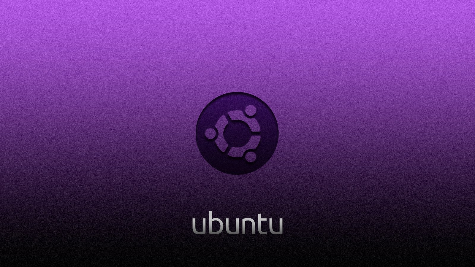 Ubuntu logo roxo