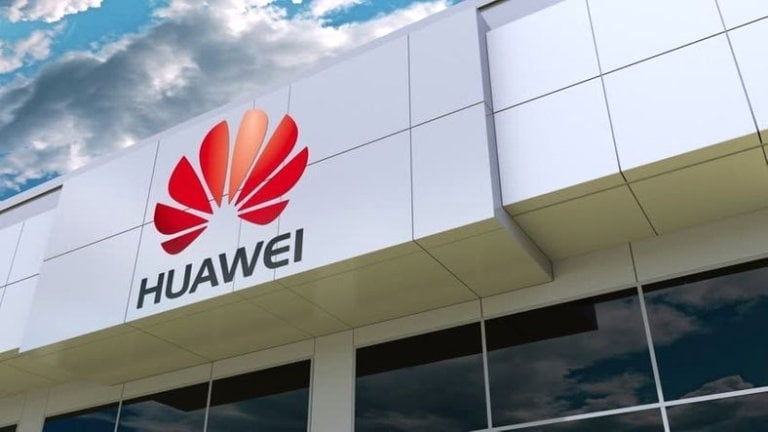 huawei logo edificio