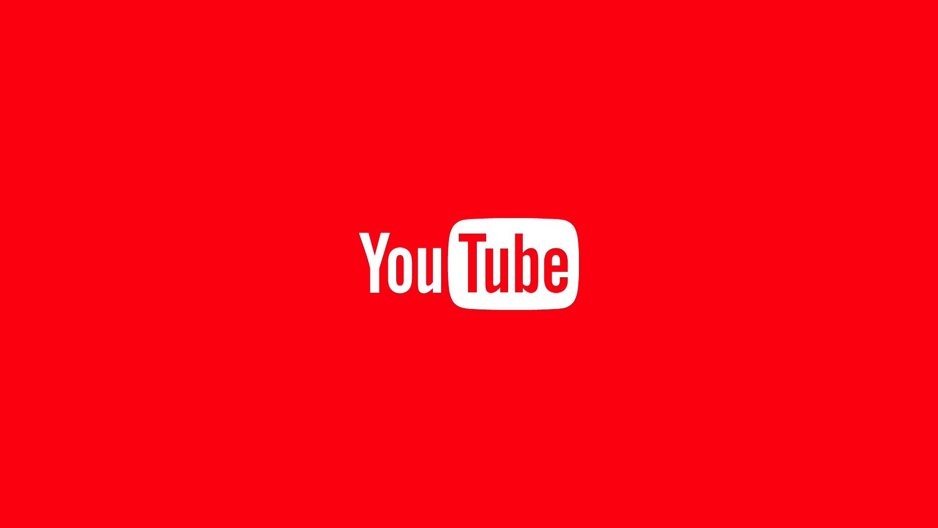 Youtube logo em fundo vermelho
