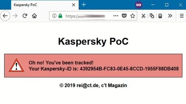 tracking kaspersky