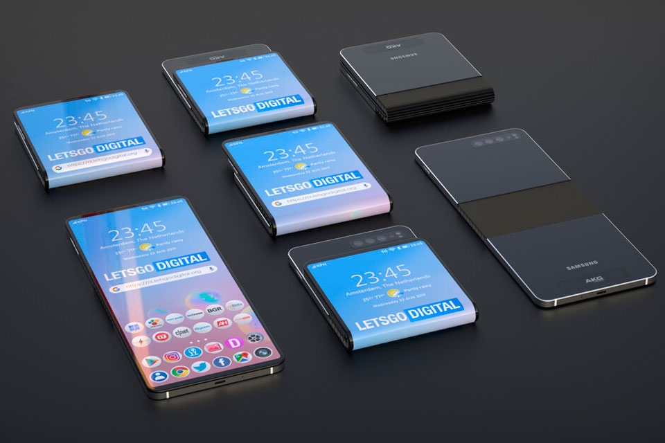 samsung smartphone dobrável