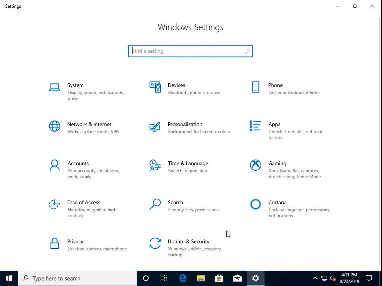 Restauro cloud do Windows 10