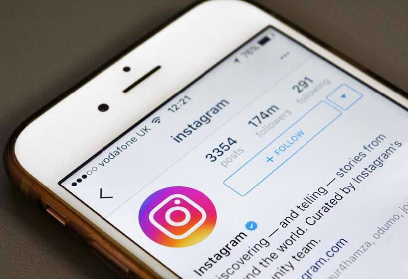 Instagram em iPhone