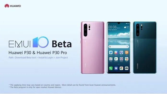 Huawei p30 emui 10
