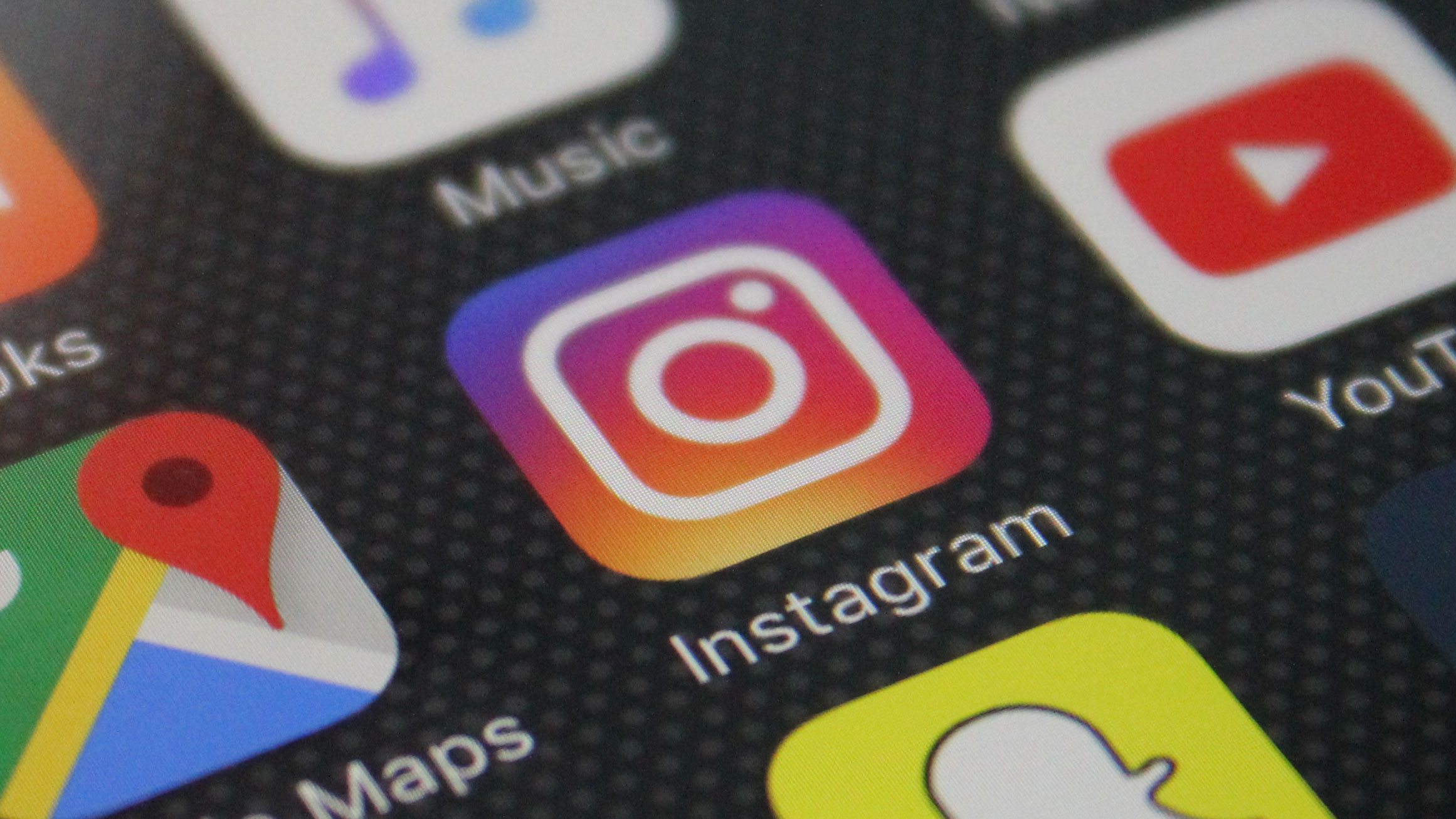 Instagram app em smartphone