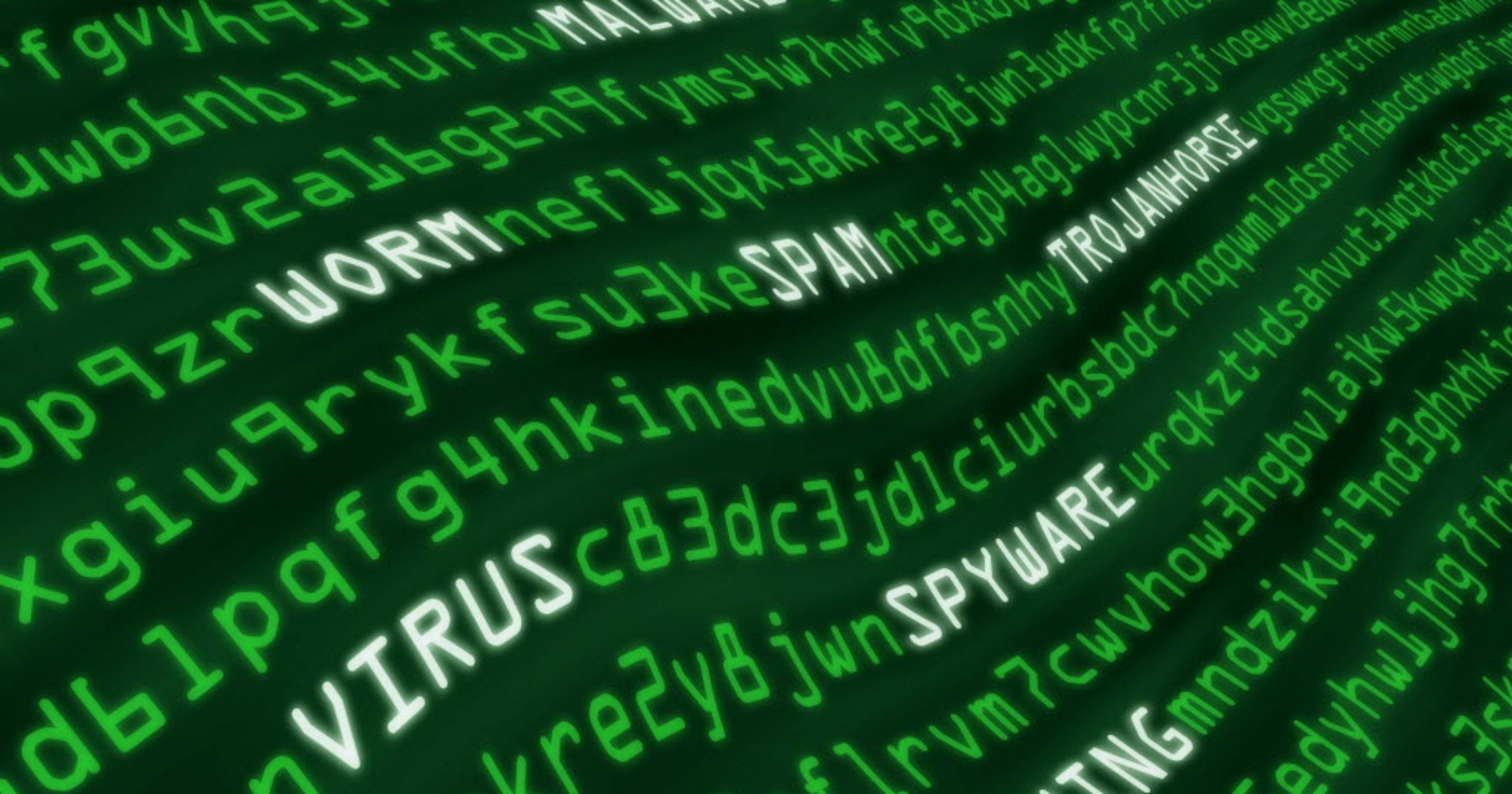 malware e vírus em código