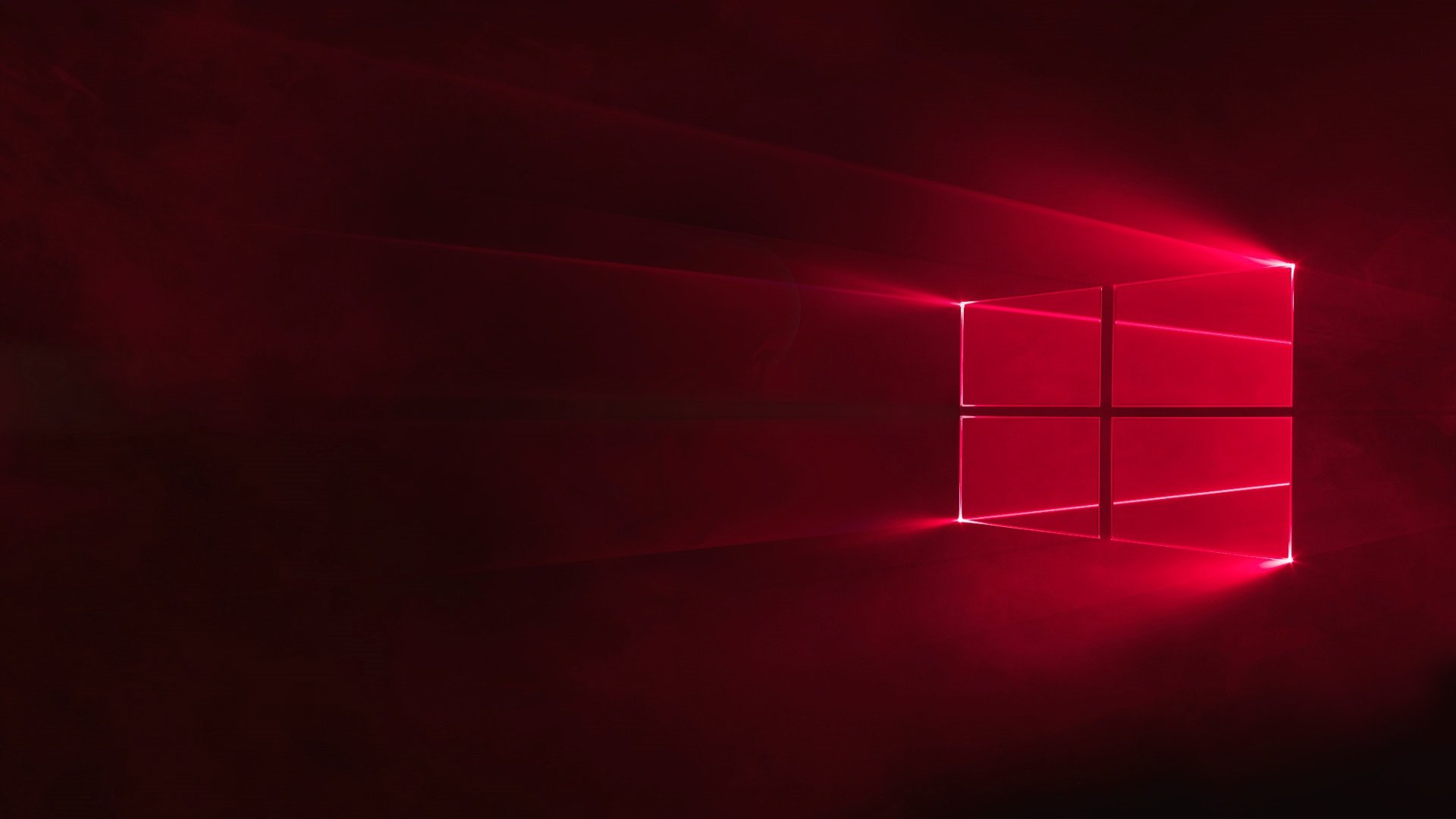 Microsoft Windows 10 vermelho