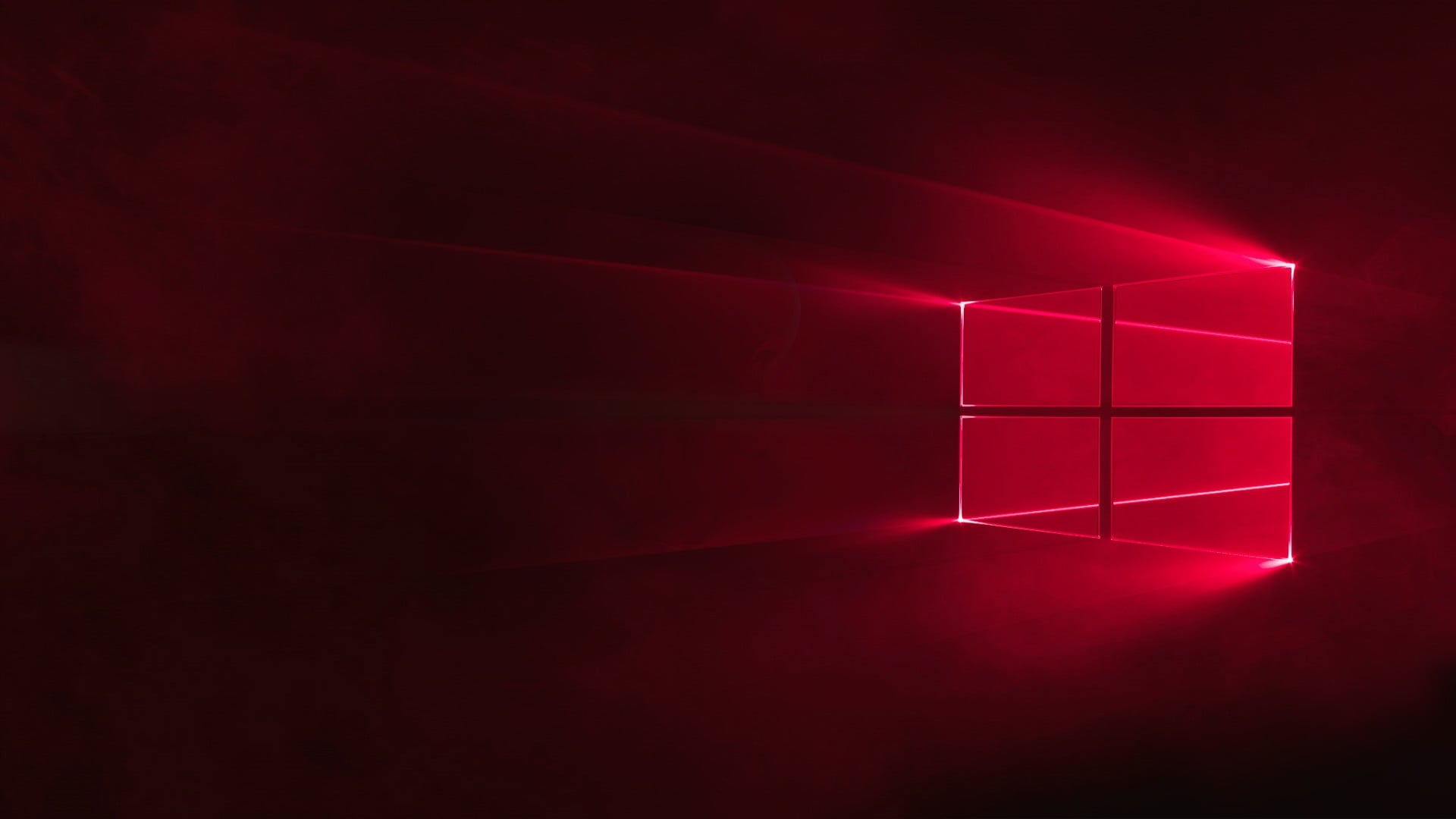 Microsoft Windows 10 vermelho