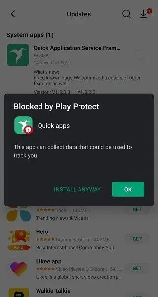 google play protect xiaomi