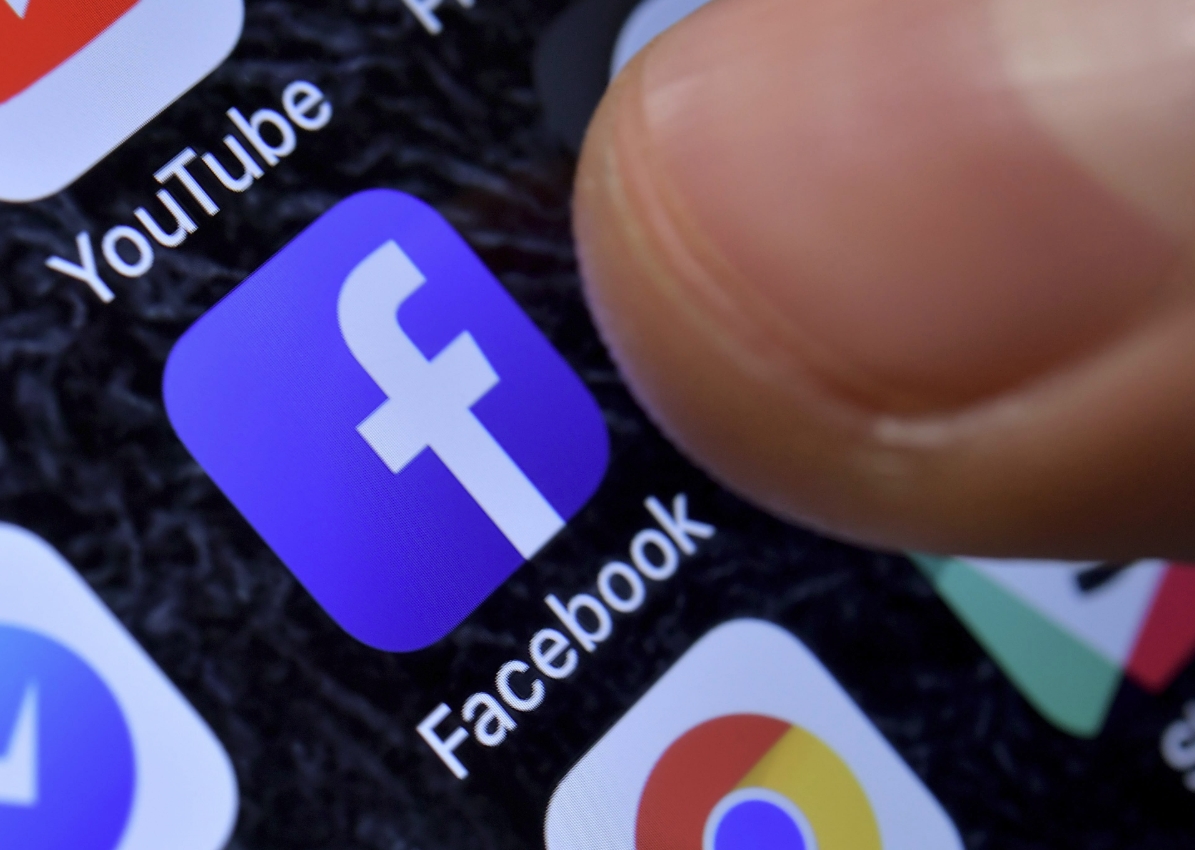 facebook aplicação smartphone