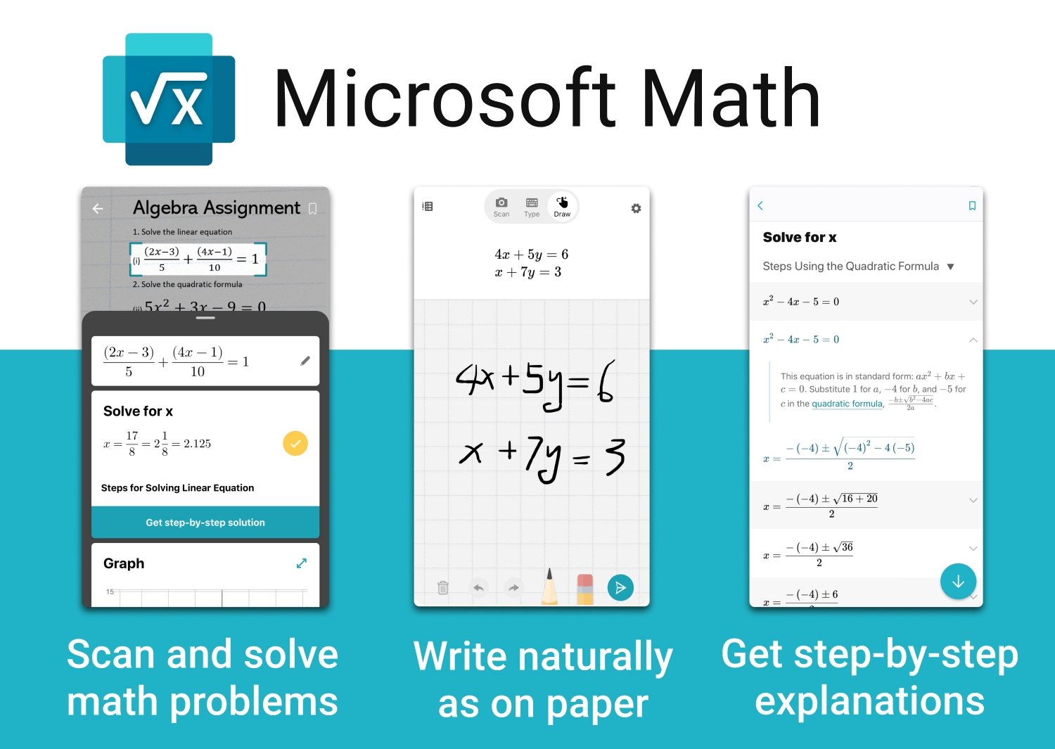 Microsoft Math solver