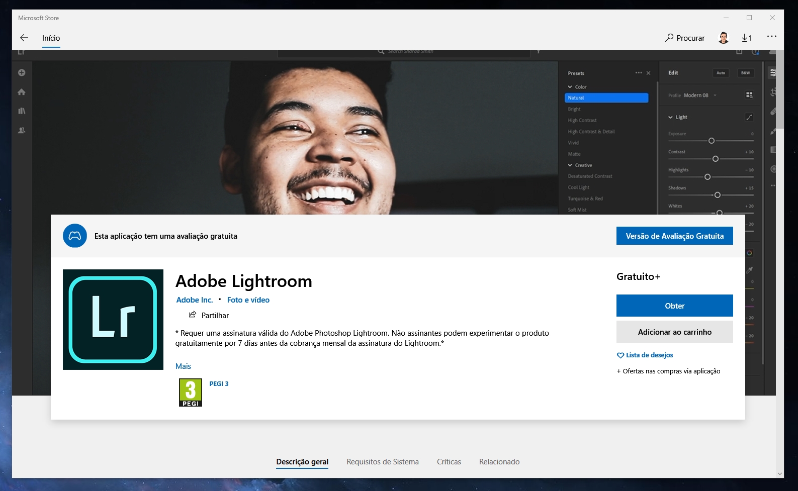 Adobe lightroom store