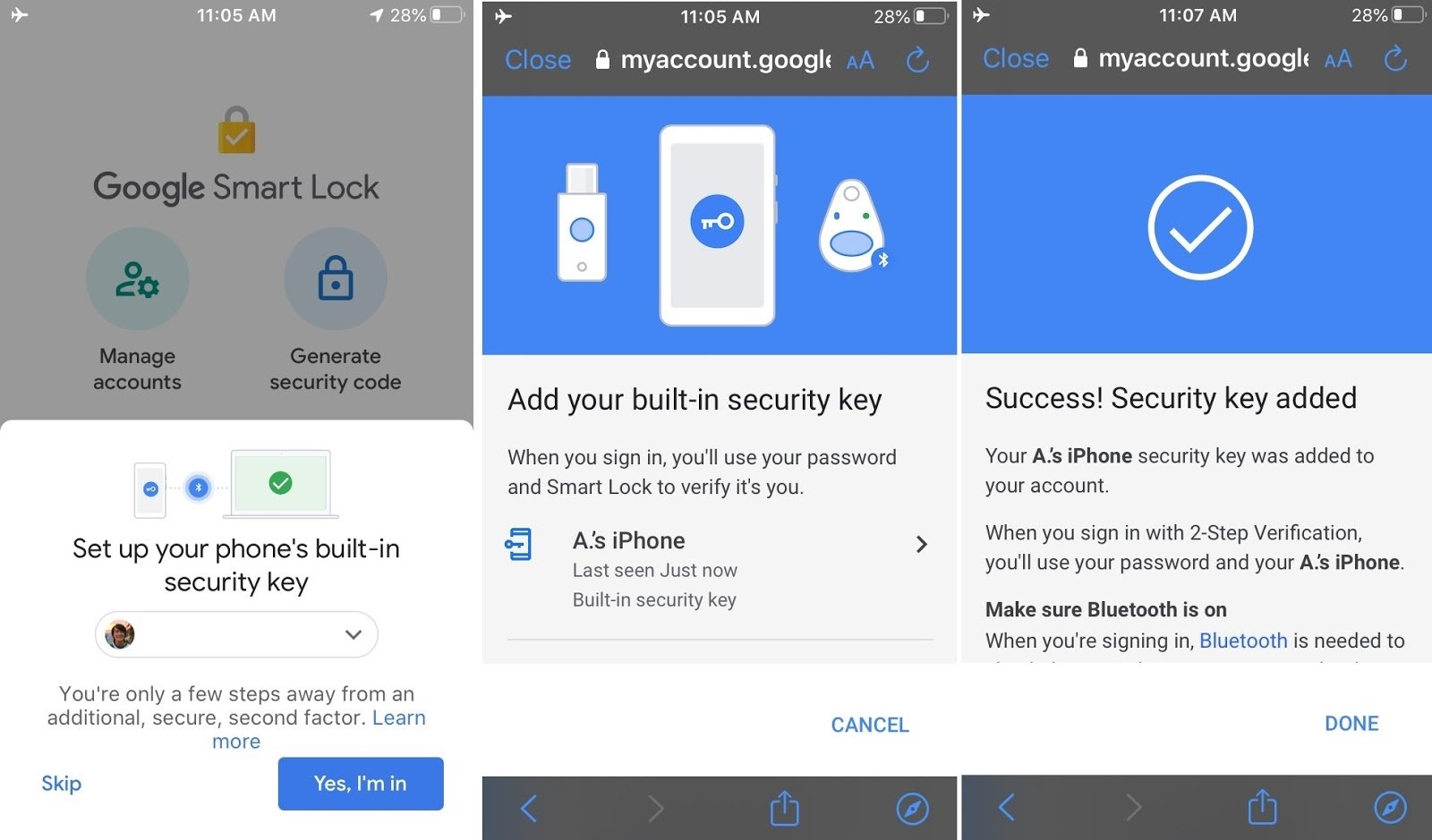 google Smart lock