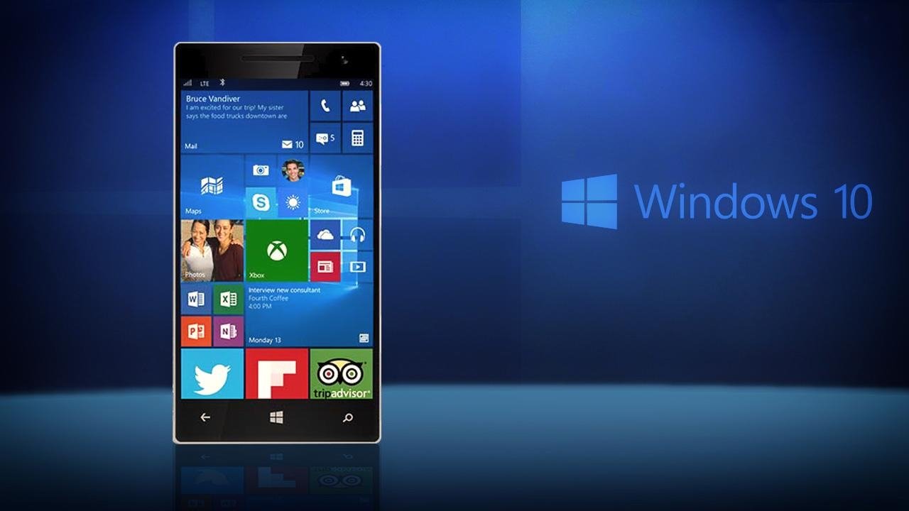 Microsoft windows 10 mobile