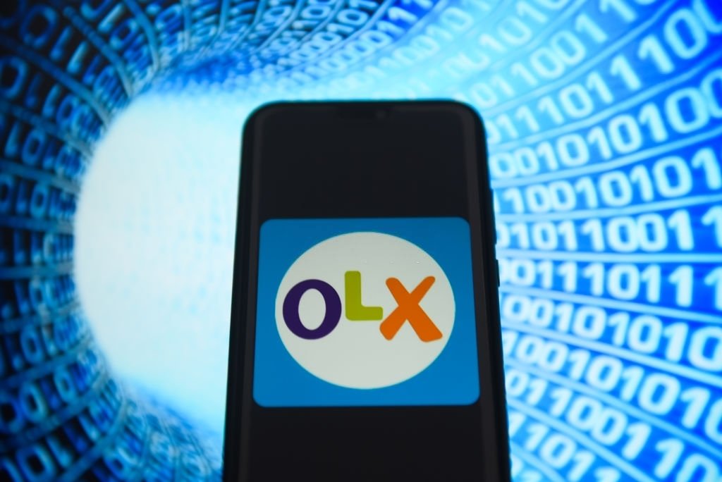 OLX sobre smartphone