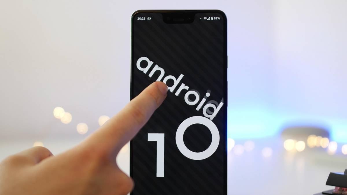 Android 10 imagem smartphone