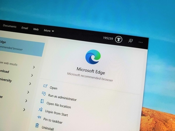 Microsoft Edge no Windows